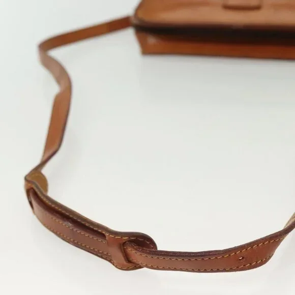 Authentic LOUIS VUITTON Nomad leather Jeune Fille PM Shoulder Bag Beige LV - Picture 14 of 16